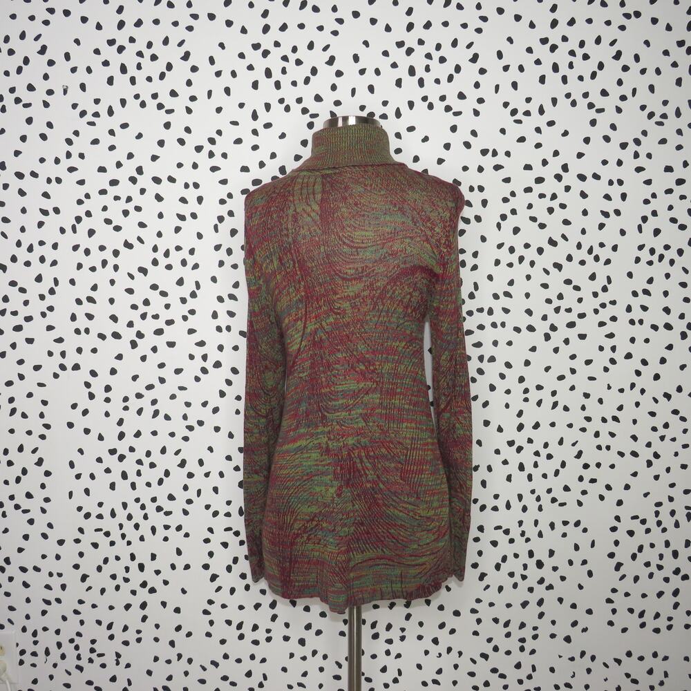 Soft Surrounding Abstract Pattern Long Sleeve Cot… - image 5